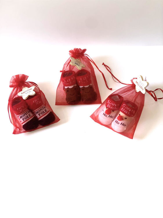 Picture of 10C151 BABIES BABYTOWN CHRISTMAS BOOTEE
